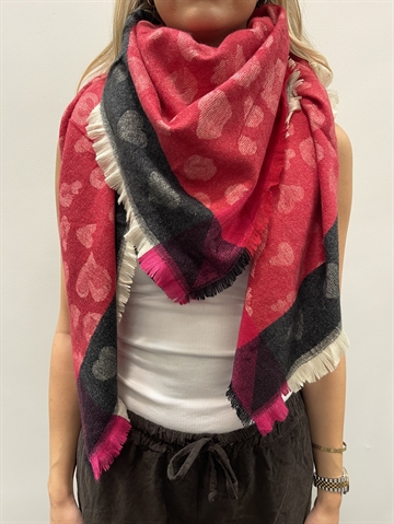 Marta Du Chateau Soraka Scarf BA-1499 Scarf Red